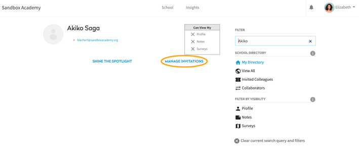 Managing User Invitations to View Profile ()_Step_4